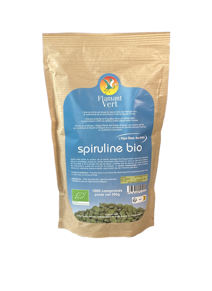 Spiruline Bio 1000 comprimés