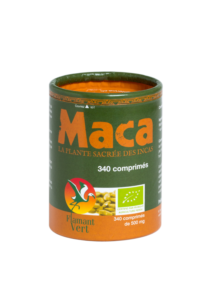 Maca 340 comprimés - Flamant Vert