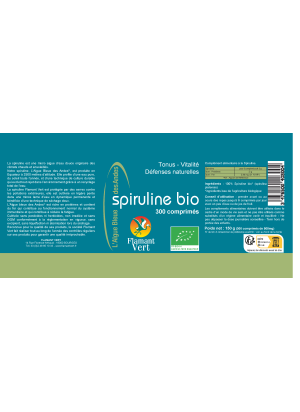 Spiruline Bio 300 comprimés