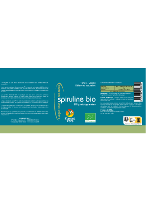 Spiruline Bio 370 g microgranules