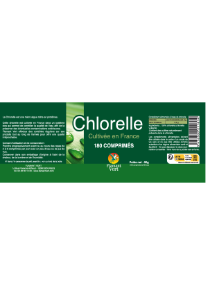 Chlorelle 180 comprimés - Flamant Vert