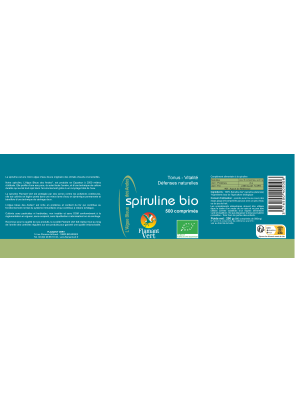 Spiruline Bio 500 comprimés